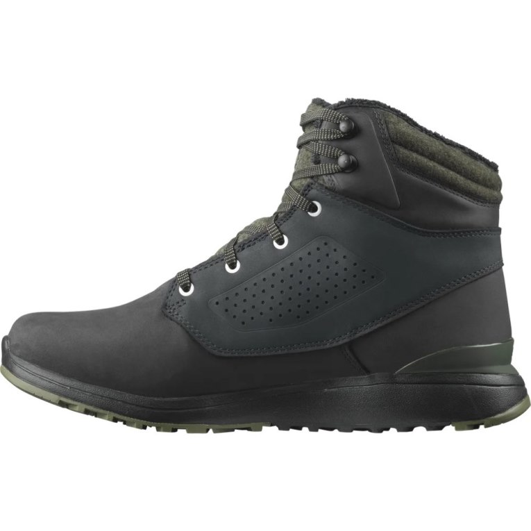 Salomon Utility Winter CS WP Men's Winter Boots Black / Olive | CA 19P8